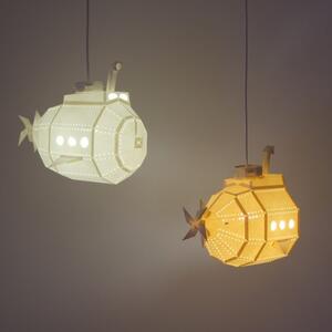Papírová origami lampa ponorka Owl paperlamps Barva: Béžová