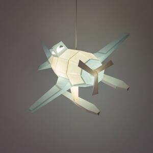 Papírová origami lampa hydroplán Owl paperlamps Barva: Krémová