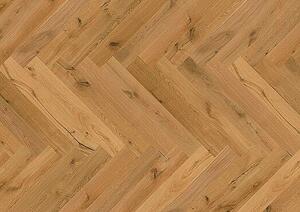 FLOOR FOREVER Timber top Dub variante french fishbone UV olej - 1.21 m2