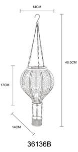 Globo 36136B - LED Závěsná solární dekorace 20xLED/0,5W/3V IP44 létající balón