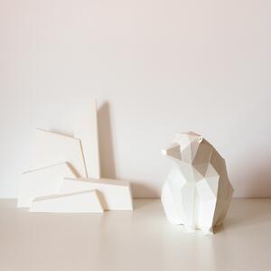 Papírová origami lampa lední medvěd Owl paperlamps Barva: Bílá