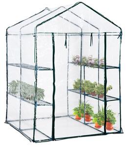 Zahradní fóliovník GROW bílý 140x140x200 cm TUN5460