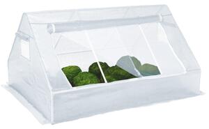 Zahradní fóliovník CLEAR bílý 180x140x94 cm TUN0773