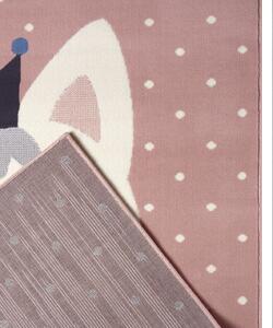 Hanse Home Collection koberce Dětský koberec Adventures 104516 Rose - 80x150 cm