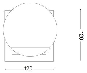 Ideal Lux - LED Stolní lampa ANGOLO 1xG9/3W/230V mosaz