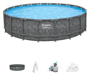 Bazén Bestway Steel Pro Max BES561JZ s příslušenstvím 671x132x671 cm