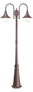 Ideal Lux - Venkovní lampa CIMA 2xE27/52W/230V 216 cm IP43 hnědá