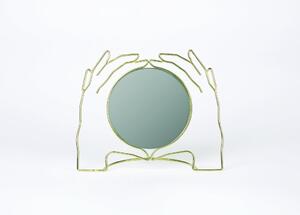 Stolní zrcadlo zlaté Xéria Doiy