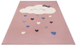 Hanse Home Collection koberce Dětský koberec Adventures 104524 Rose - 80x150 cm
