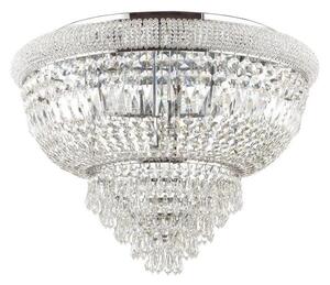 Ideal Lux - Křišťálové stropní svítidlo DUBAI 24xE14/28W/230V pr. 78 cm chrom