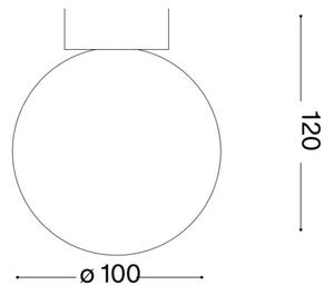 Ideal Lux - LED Nástěnné svítidlo CARTA 1xG9/3W/230V pr. 10 cm bílá