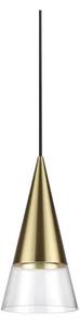 Ideal Lux - LED Lustr na lanku CONO 1xGU10/7W/230V pr. 15 cm mosaz