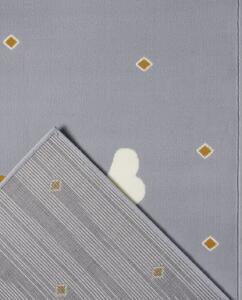 Hanse Home Collection koberce Dětský koberec Adventures 104532 Grey/mustard - 80x150 cm