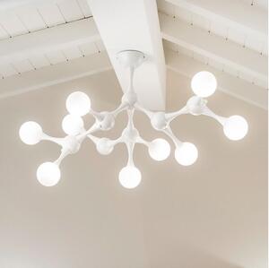 Ideal Lux - LED Přisazený lustr NODINO 9xG9/3W/230V bílá