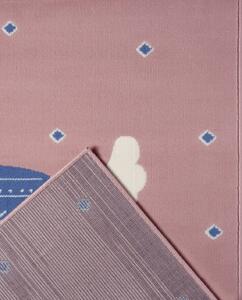 Hanse Home Collection koberce Dětský koberec Adventures 104534 Rose - 80x150 cm