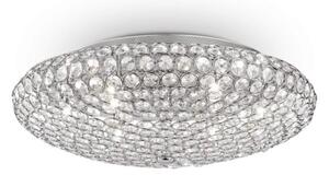Ideal Lux - LED Křišťálové stropní svítidlo KING 9xG9/3W/230V pr. 53,5 cm chrom