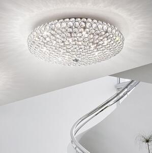 Ideal Lux - LED Křišťálové stropní svítidlo KING 9xG9/3W/230V pr. 53,5 cm chrom