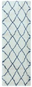 Modrý koberec Bardie Cream Blue Rozměry: 80x150 cm