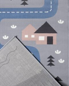 Hanse Home, Dětský kusovy koberec Adventures 104537 Grey/blue | Modrá Typ: 80x150 cm