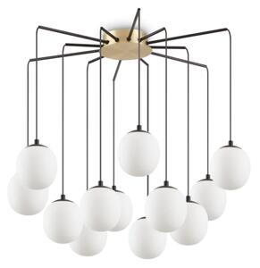 Ideal Lux - LED Lustr na lanku RHAPSODY 12xG9/3W/230V mosaz