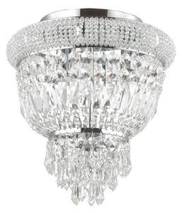 Ideal Lux - Křišťálové stropní svítidlo DUBAI 3xE14/28W/230V pr. 32 cm chrom