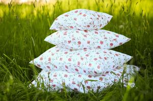 Nelly TENCLEN - povlečení na polštář vlčí máky Rozměr: 40/40 CM ZIP