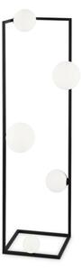 Ideal Lux - LED Stojací lampa ANGOLO 5xG9/3W/230V černá