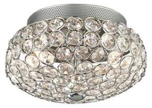 Ideal Lux - LED Křišťálové stropní svítidlo KING 3xG9/3W/230V pr. 25,5 cm chrom