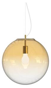 Ideal Lux - Lustr na lanku MAPA 1xE27/42W/230V pr. 40 cm zlatá/kouřová