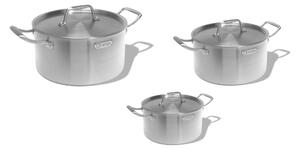 Elmich Sada nerezových hrnců s keramickým povrchem Tria Ceramic 3 ks