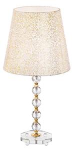 Ideal Lux - Křišťálová stolní lampa QUEEN 1xE27/60W/230V zlatá
