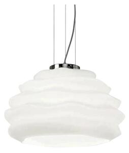 Ideal Lux - Lustr na lanku KARMA 1xE27/60W/230V pr. 39 cm bílá