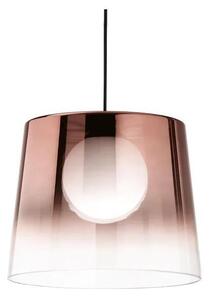 Ideal Lux - LED Lustr na lanku FADE 1xG9/3W/230V pr. 27,3 cm měď/kouřová