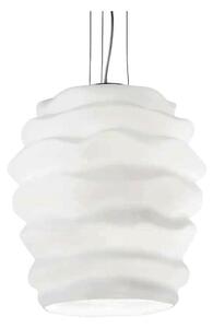 Ideal Lux - Lustr na lanku KARMA 1xE27/60W/230V pr. 38 cm bílá