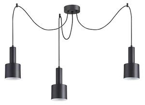 Ideal Lux - Lustr na lanku HOLLY 3xE27/60W/230V pavouk černá