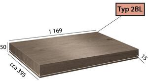 Vinylové schody BRASED Objectline Step 2BL - 9872 Dub Toledo 1 ks