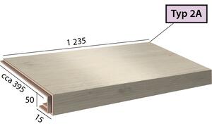 Vinylové schody BRASED Objectline Step 2A - 5705 Dub Oslo 1 ks