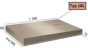 Vinylové schody BRASED Objectline Step 2BL - 9871 Dub Toledo krémový 1 ks