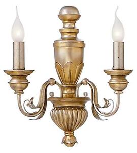 Ideal Lux - Nástěnná lampa FIRENZE 2xE14/40W/230V zlatá