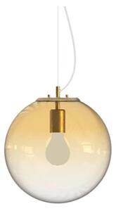 Ideal Lux - Lustr na lanku MAPA 1xE27/42W/230V pr. 30 cm zlatá/kouřová