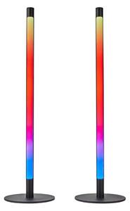 Nedis WIFILD10RGBW-SADA 2xLED RGBIC Stm. stolní lampa LED/36W/230V 2700-6500K+DO