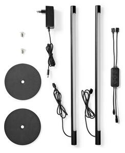 Nedis WIFILD10RGBW-SADA 2xLED RGBIC Stm. stolní lampa LED/36W/230V 2700-6500K+DO