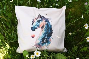 Nelly Bavlněný povlak na polštář - kůň typ: 40x40 jednostranný tisk