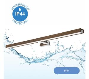 BRILAGI-LED Koupelnové osvětlení zrcadla WOODY MIRROR LED/15W/230V IP44 dub/chro