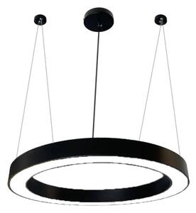 LED Lustr na lanku LED/50W/230V 4000K pr. 100 cm černá