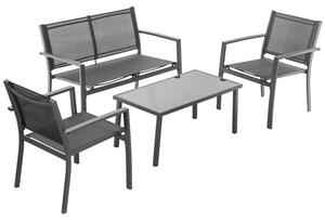 Set zahradního nábytku PLATINUM šedý