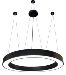 LED Lustr na lanku LED/60W/230V 4000K pr. 120 cm černá