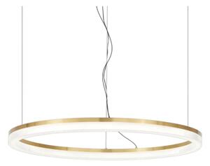 Ideal Lux - LED Lustr na lanku CROWN LED/42W/230V 3000K pr. 80 cm CRI 90 mosaz
