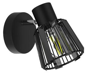 Prezent 27516 - Nástěnné bodové svítidlo PONTEO 1xE27/40W/230V černá