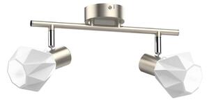 Prezent 27510 - Bodové svítidlo METIS 2xE14/40W/230V matný chrom